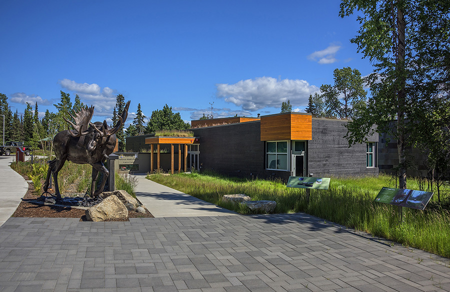 Kenai National Wildlife Refuge Visitor Center by Cushing Terrell