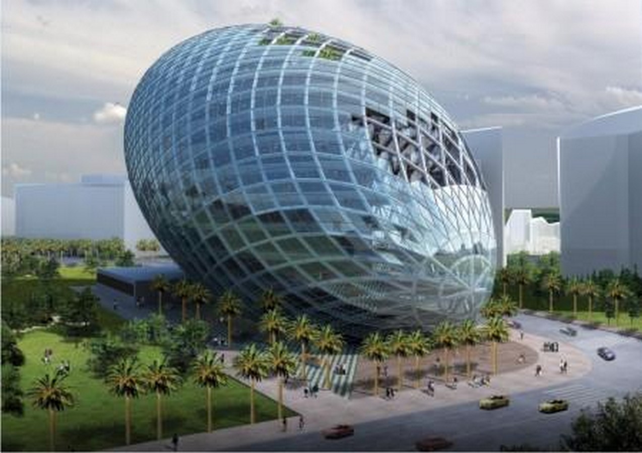 Cybertecture Egg是由James Law构思的孟买新混合建筑