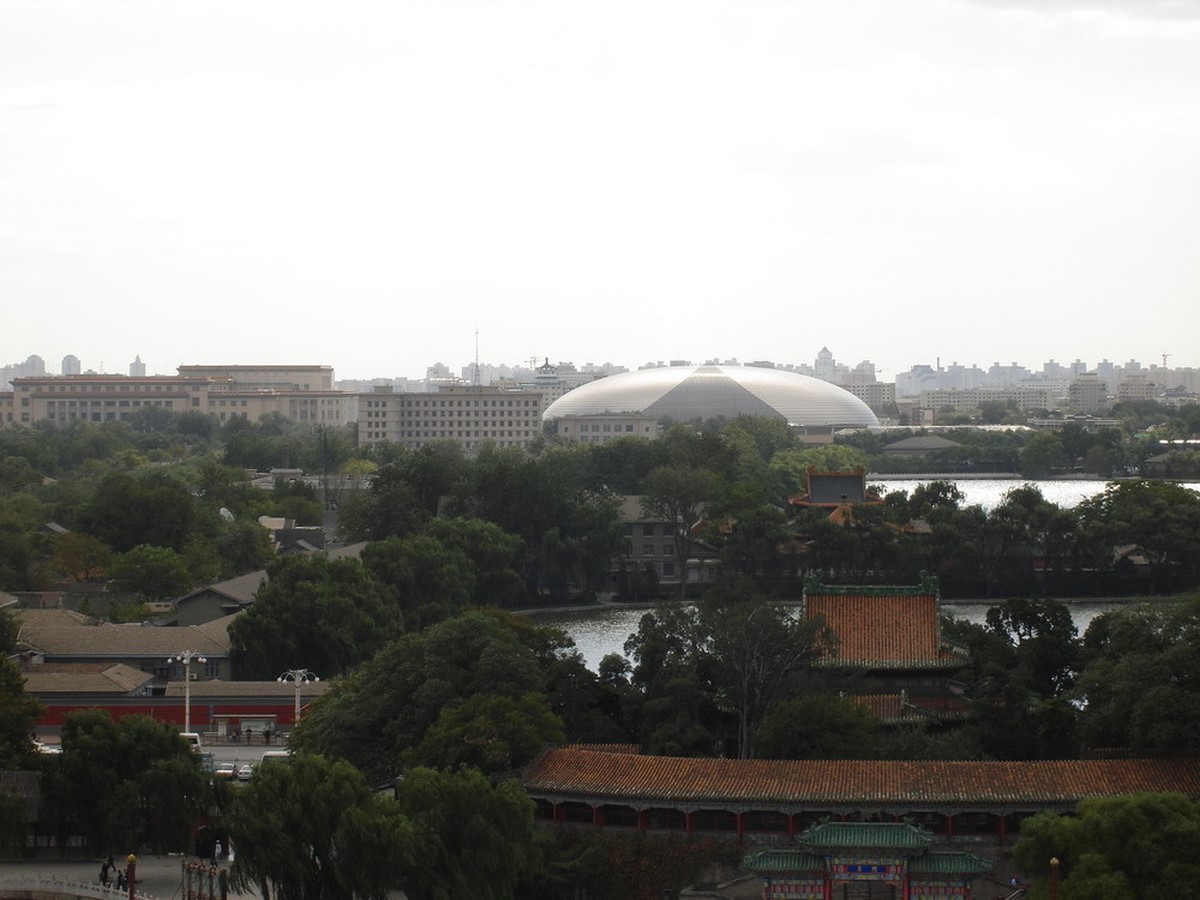 国家大剧院(保罗·安德鲁):位于北京的中心-小型张3